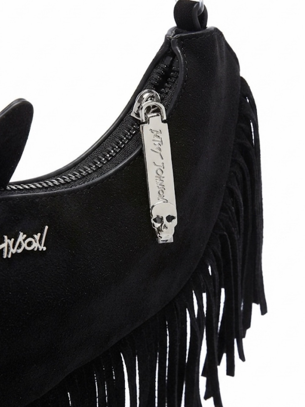 NWT ⚜️🖤⚜️ BETSEY JOHNSON VIRAL WINGIN IT BLACK BAT SHOULDER BAG - Picture 9 of 10